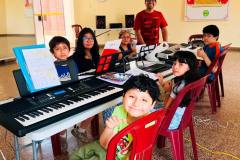 Galería de fotos del curso de órgano 2023 Vacaciones Útiles de la Cooperativa La Luz 2023.