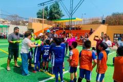 Eventos de inauguración del Campo deportivo La Luz