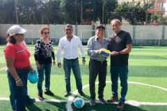 Eventos de inauguración del Campo deportivo La Luz